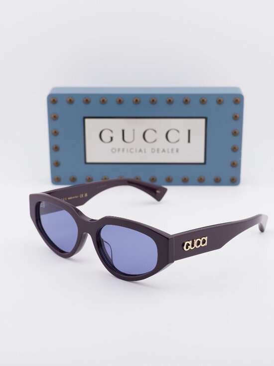 Gucci GG1845SA 004 Square Sunglasses - Violet main image 4